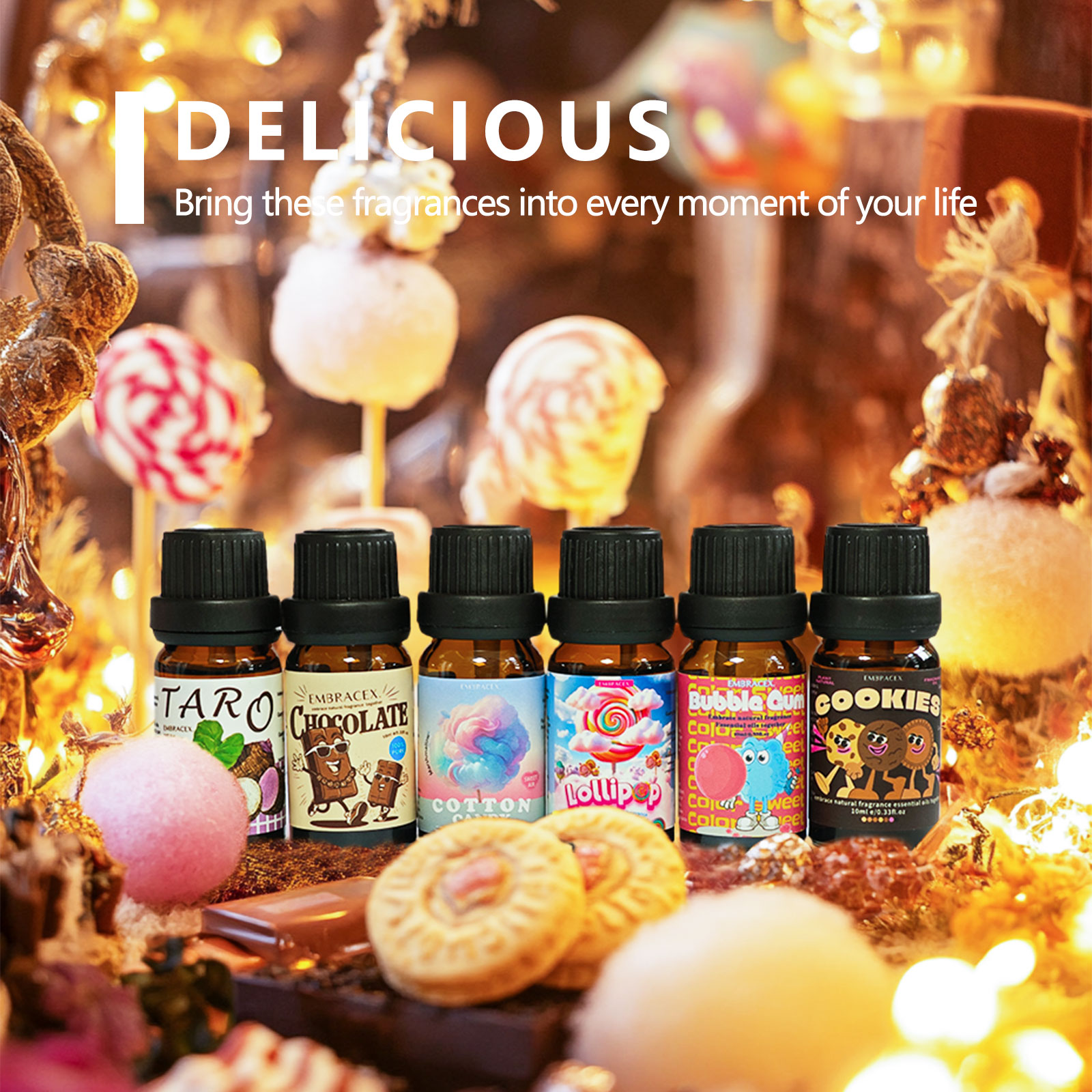 6PC/1Set Delicious Fragrance O - đánh giá và giá Fragrance Home Decor