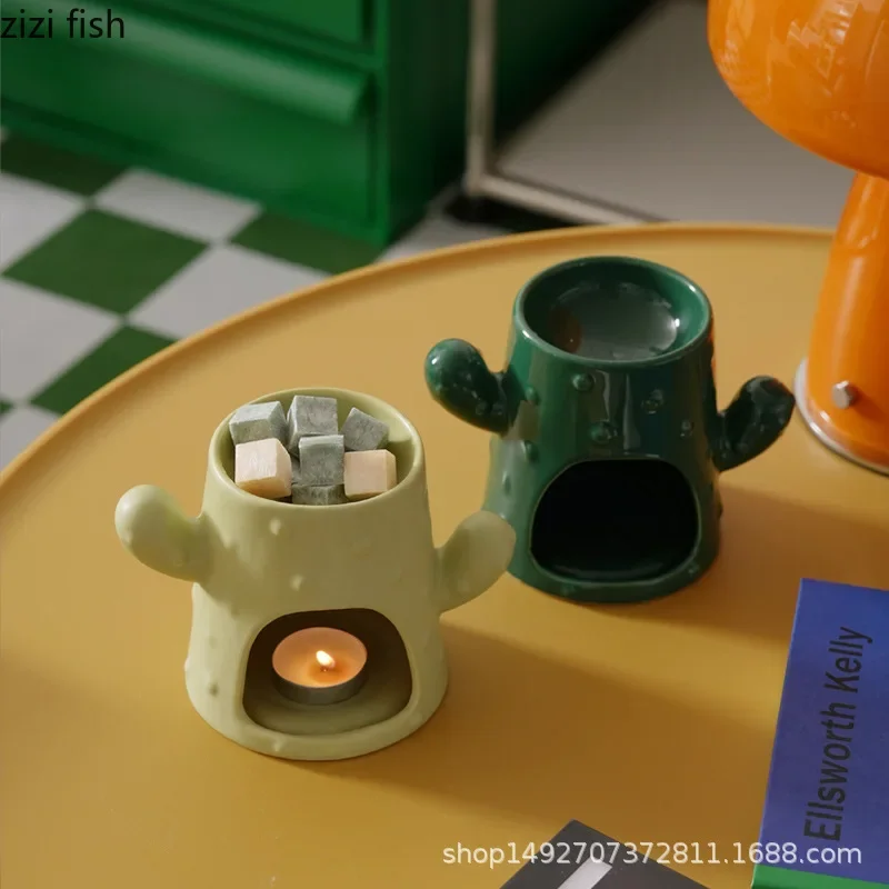 Cactus Ceramic Aromatherapy St - đánh giá và giá Wax Melt Burner