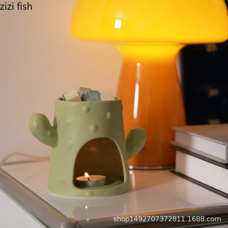 Cactus Ceramic Aromatherapy St - đánh giá và giá Wax Melt Burner