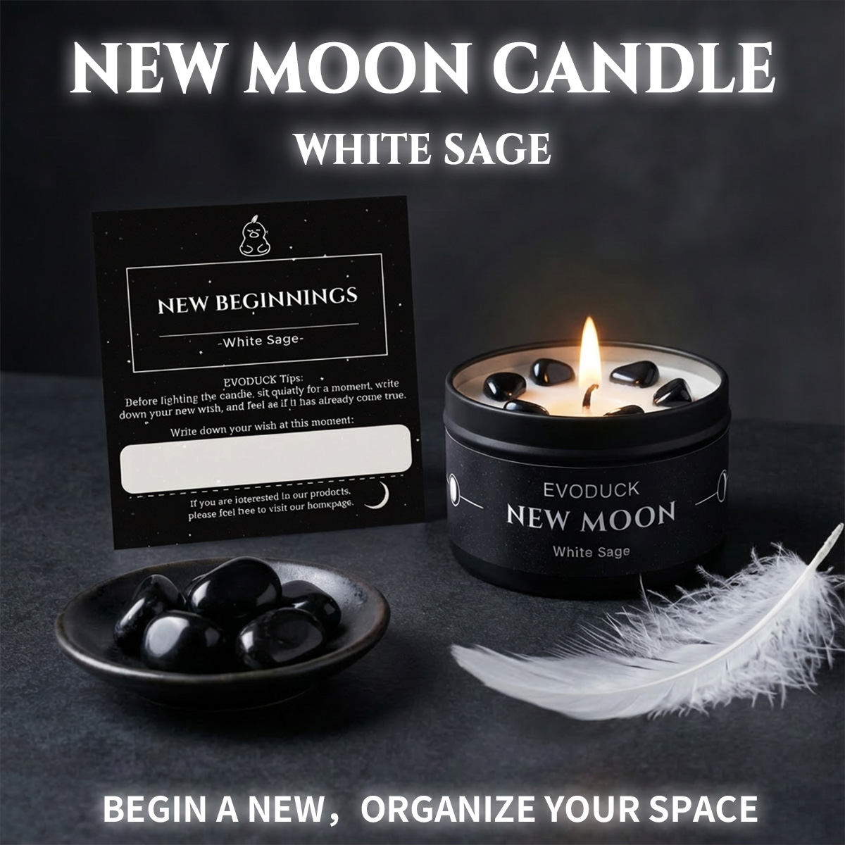 4PCS Moon Phase Crystal Scente - đánh giá và giá Home Fragrance Gift Set Rituals