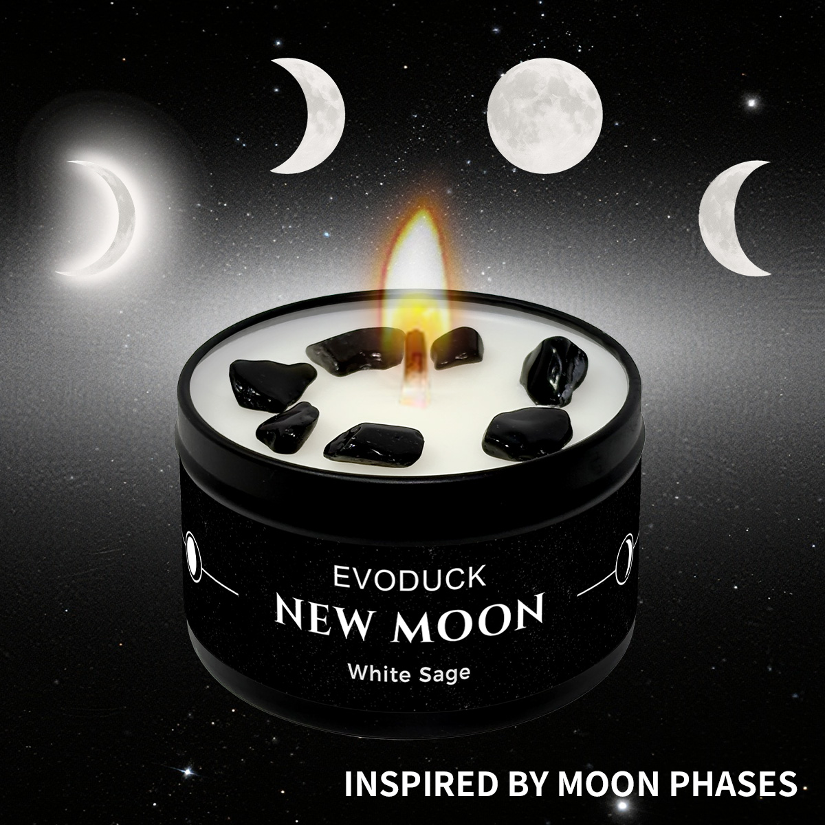 4PCS Moon Phase Crystal Scente - đánh giá và giá Home Fragrance Gift Set Rituals